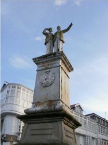 Estatua de los Hermanos García Naveira.